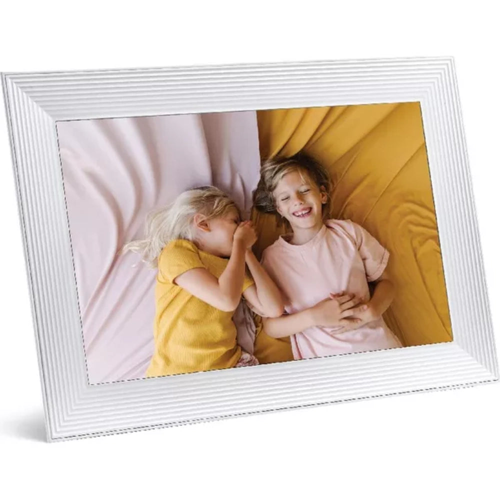 Aura Carver 10.1 Inch  WiFi Digital Photo Picture Frame - Seasalt White | AF905-WHT