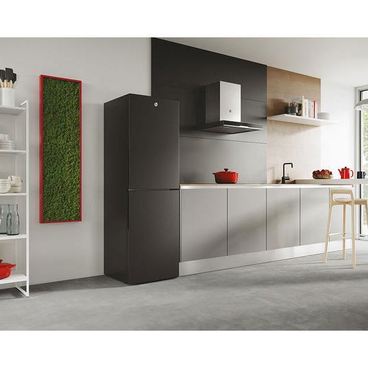Hoover 176cm 50/50 Fridge Freezer - Black | HOCT3L517EBK