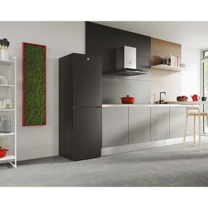 Hoover 176cm 50/50 Fridge Freezer - Black | HOCT3L517EBK