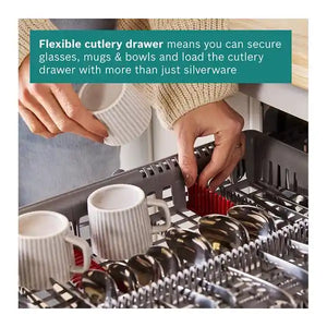 Bosch Series 4 14 Place Dishwasher with Wifi - White | SMS4EMW06G