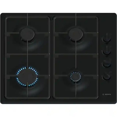 Bosch Series 2 60cm Gas Hob - Black Enamel | PBP6B6K60
