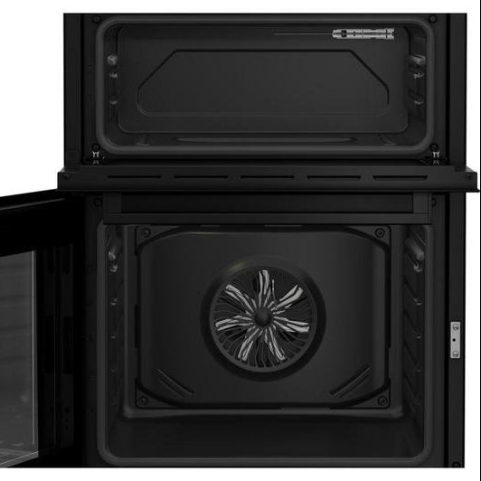 Beko 60cm Twin Cavity Electric Cooker with Ceramic Top - Black | FTC6701K
