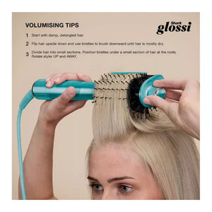 Shark Glossi Hot Brush + Air Glosser - Jewel Teal | HT302UKTL