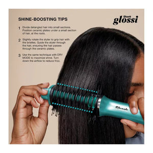 Shark Glossi Hot Brush + Air Glosser - Jewel Teal | HT302UKTL