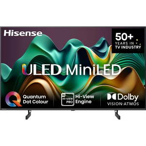 Hisense U6N 65 Inch 4K Smart TV - Black and Dark Grey | 65U61NQ