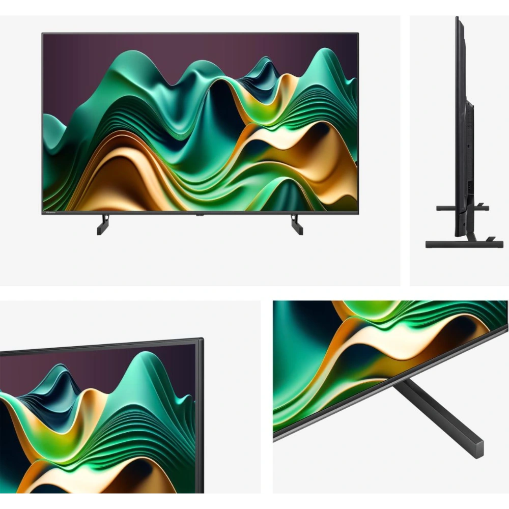 Hisense U6N 65 Inch 4K Smart TV - Black and Dark Grey | 65U61NQ