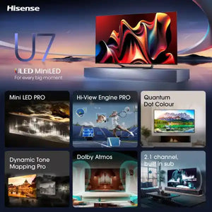 Hisense 55 Inch 4K Mini LED Smart TV Series | 55U71Q
