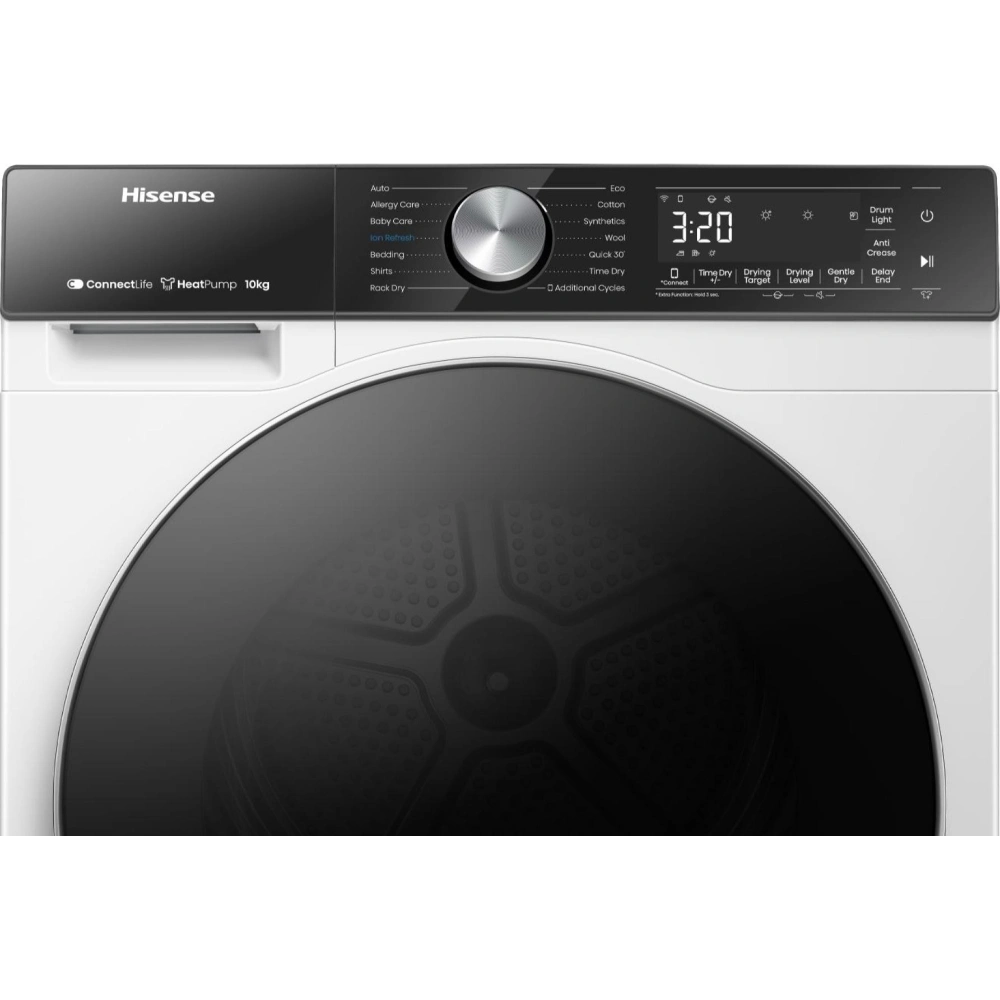Hisense 5S Series 10 kg Heat Pump Tumble Dryer WiFi Enabled - White | DH5S102BW