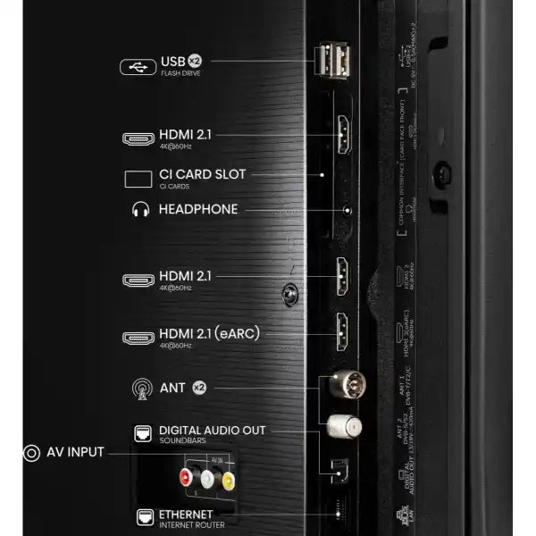Hisense E7Q 55 Inch QLED 4K Smart AI TV | 55E71Q