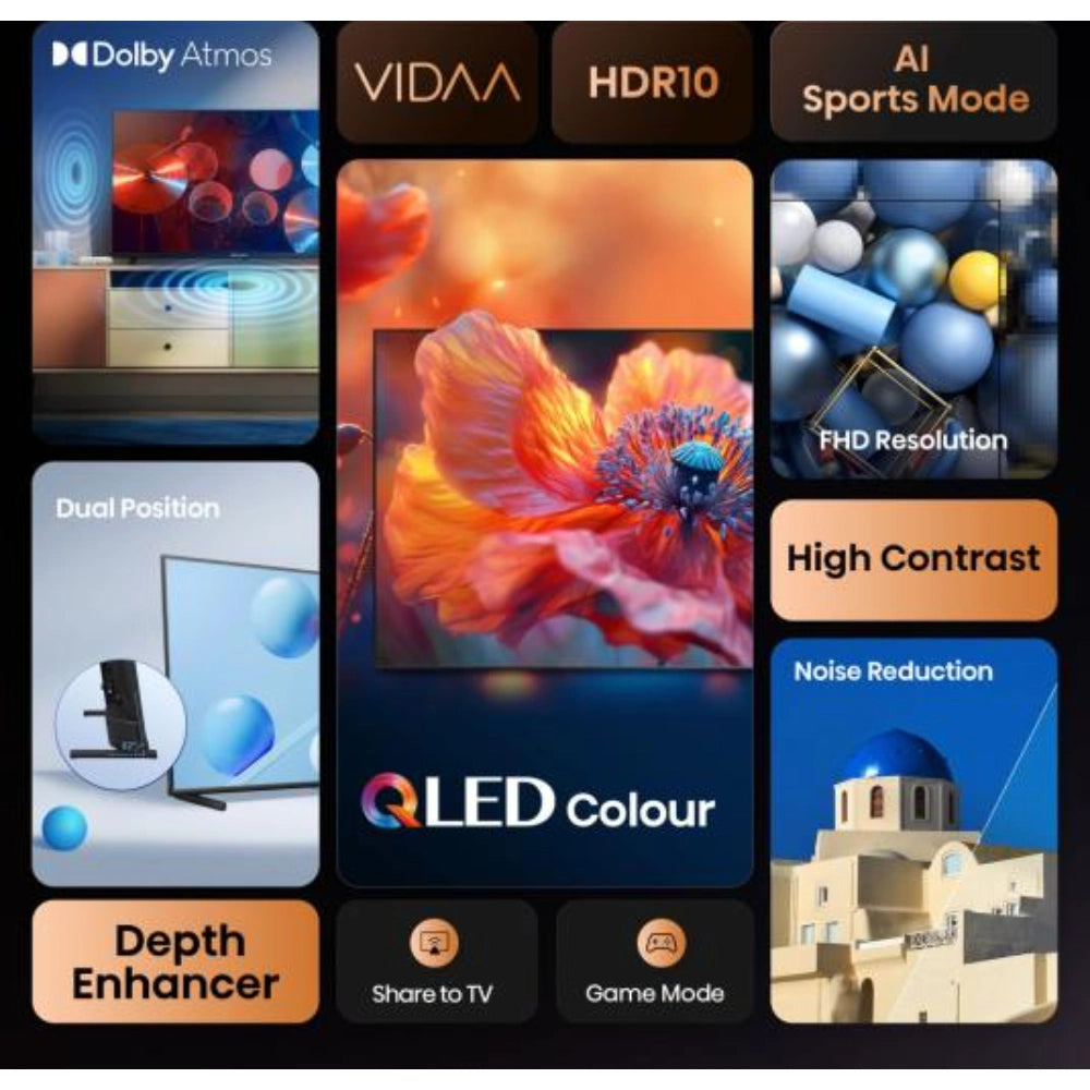 Hisense 40 Inch Full HD QLED Smart TV | 40A59Q