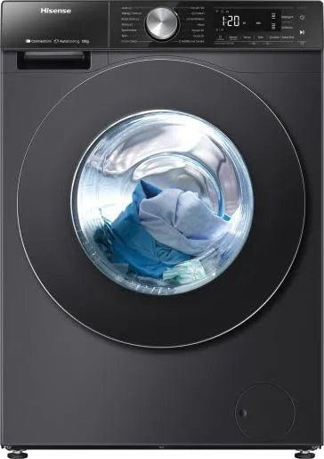 Hisense 12kg 1400 Spin Autodose Washing Machine with Wifi  - Black | WF5S1245BB