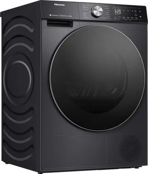 Hisense 10kg Heat Pump Tumble Dryer with Wifi - Black | DH5S102BB