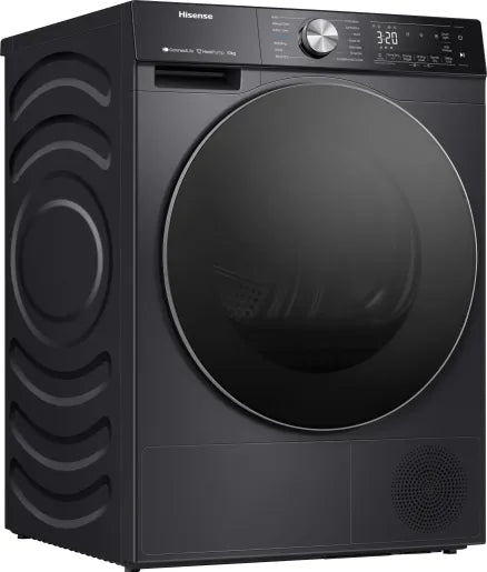 Hisense 10kg Heat Pump Tumble Dryer with Wifi - Black | DH5S102BB