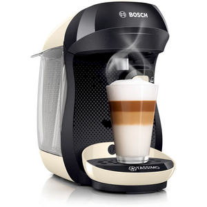 Bosch Tassimo Happy Pod Coffee Machine - Cream/Black | TAS1007GB