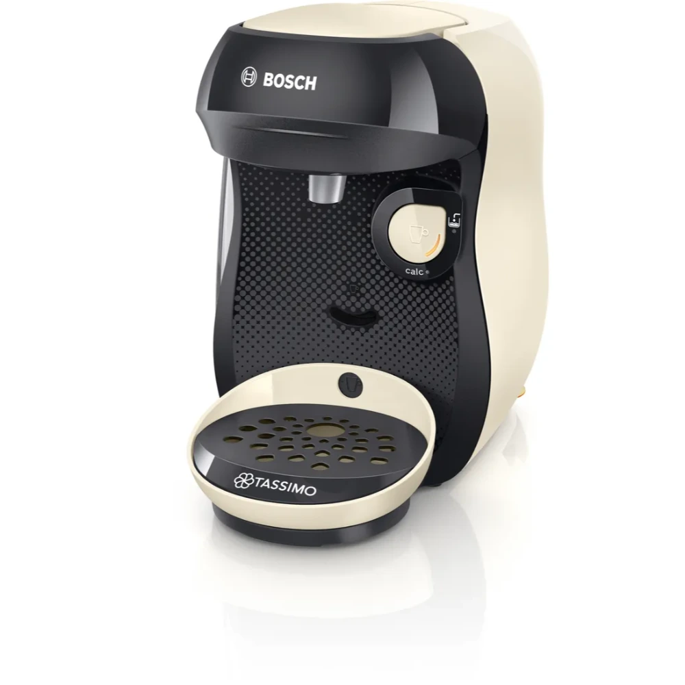 Bosch Tassimo Happy Pod Coffee Machine - Cream/Black | TAS1007GB