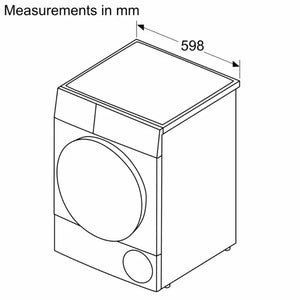 Bosch Series 6 9kg Heat Pump Tumble Dryer - White | WQG24500GB
