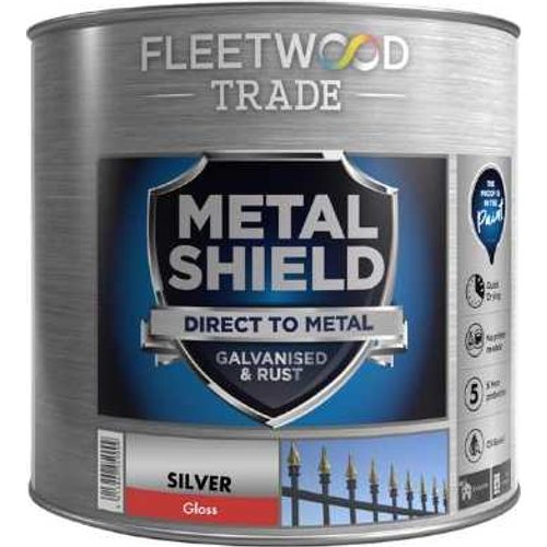 Fleetwood Metal Shield Paint 1 Litre - Gloss Silver | MSGO01SR