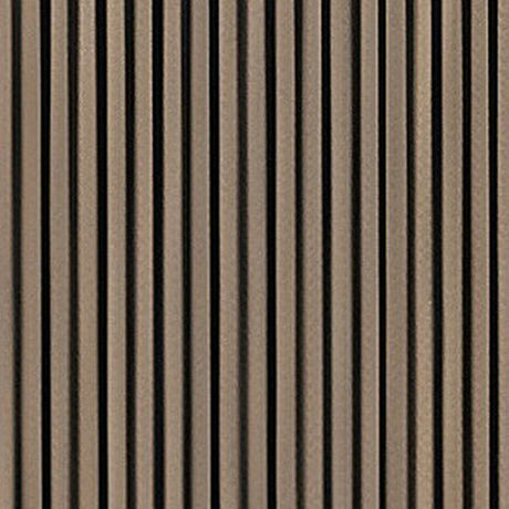 Acoustic wall panel with vertical ribbed texture in light grey finish, 600mm x 2400mm size for sound absorption and modern interior design