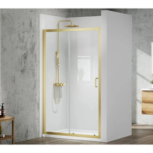 Merlyn MBox Sliding Door | Chrome, Matt Black, Brushed Brass | 1000mm to 1700mm