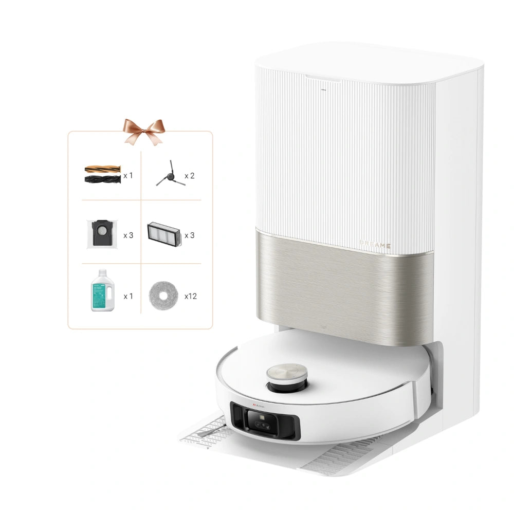 Dreame X50 Ultra Robot Vac Vacuum Cleaner - White | RLX85CE-4