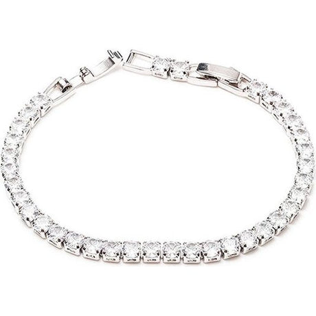 Newgrange Living Tennis Diamond Bracelet - Silver | 600335