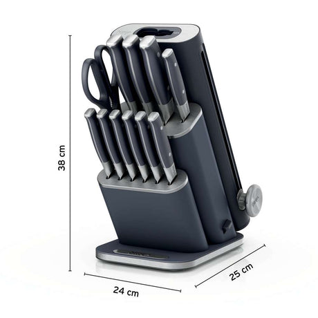 Ninja StaySharp 13 Piece Knife Block Set and Removable Sharpener - Black | NK32013EUUKBK1