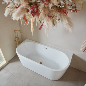 Note Double Ended Back To Wall Bath | 1700mm