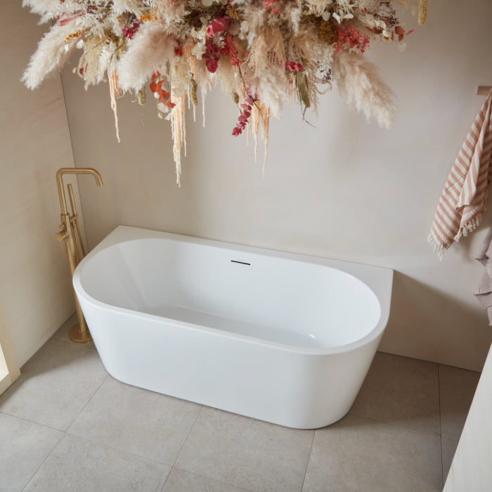 Note Double Ended Back To Wall Bath | 1700mm