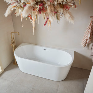 Note Double Ended Back To Wall Bath | 1700mm