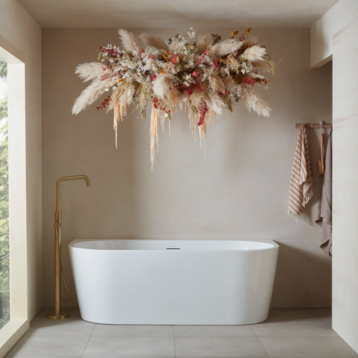 Note Double Ended Back To Wall Bath | 1700mm