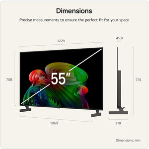 LG B6 55 Inch OLED 4K Smart TV - Black