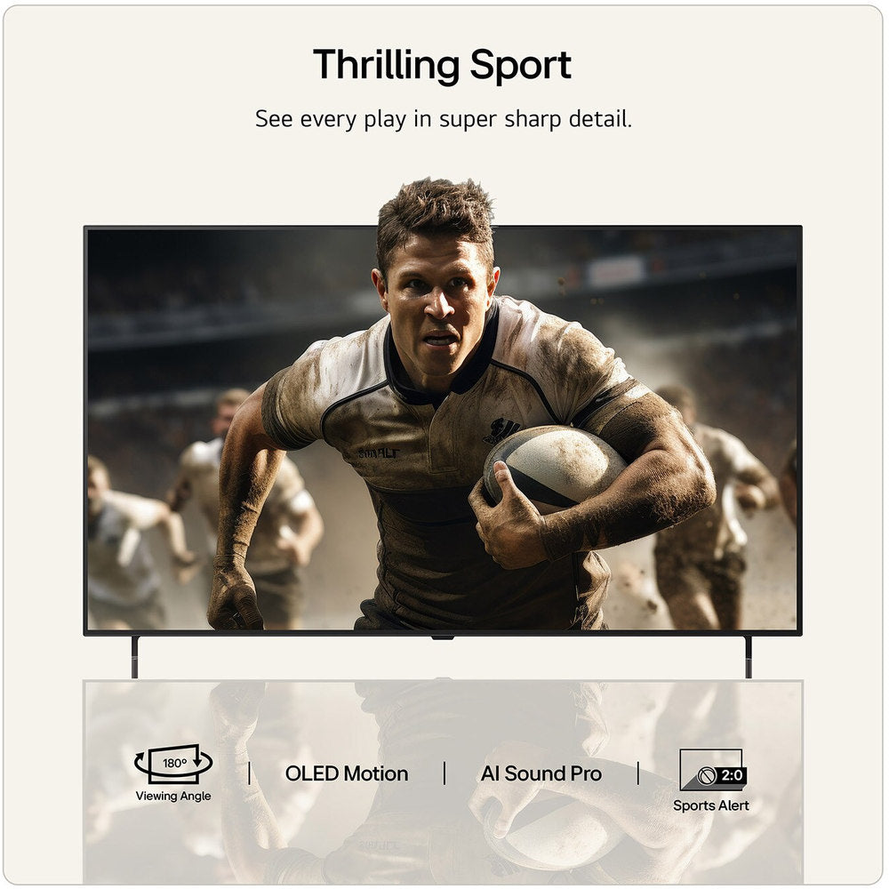 LG B6 55 Inch OLED 4K Smart TV - Black