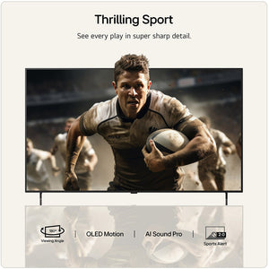 LG B6 55 Inch OLED 4K Smart TV - Black