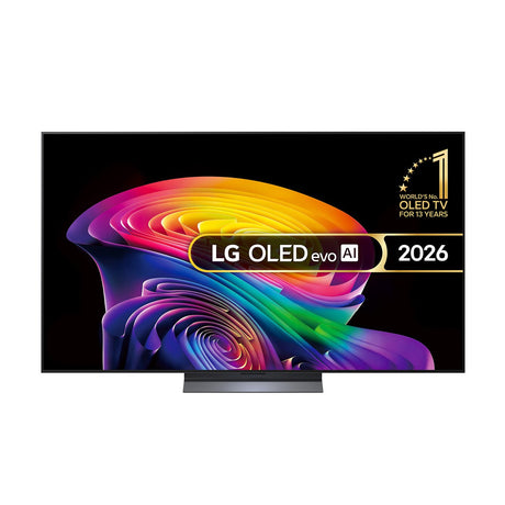 LG C6 65 Inch OLED Evo AI 4K Smart TV - Black