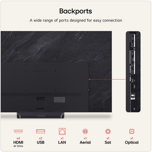 LG C6 65 Inch OLED Evo AI 4K Smart TV - Black