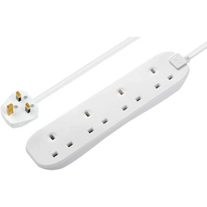 Masterplug 4 Socket 3 Metre Extension Lead | BFG3N-MP