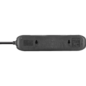Masterplug 4 Gang 2 Metre Extension Lead - Black | BFG210NB-MP