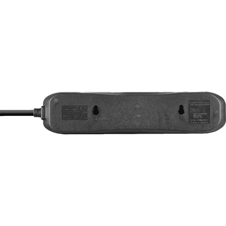 Masterplug 4 Gang 2 Metre Extension Lead - Black | BFG210NB-MP