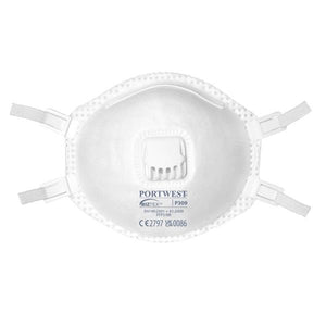 Portwest Disposable FFP3 Valved Dust MAsk 2 Pack | P309WHR