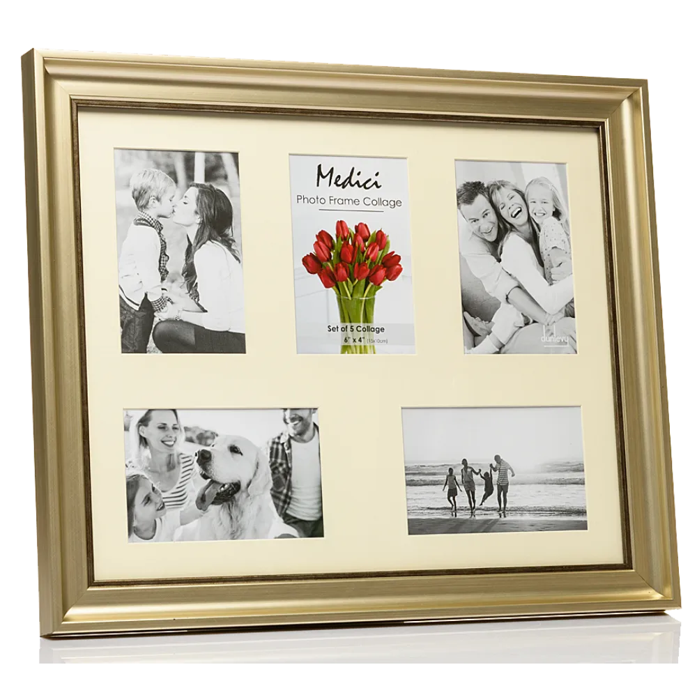 Medici 5 Photo Frame Collage - Champagne | PF3544