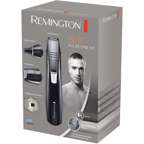 Remington Mens Pilot Grooming Kit for Hair, Beards and Stubble | PG180