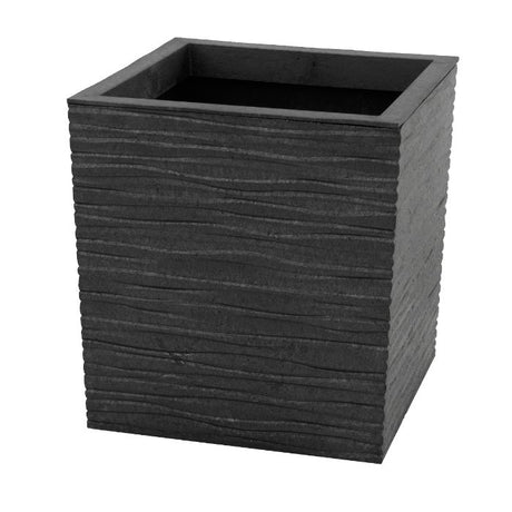 Tierra Verde Serenity Garden Planter Ripple 36cm - Slate Grey | POT049