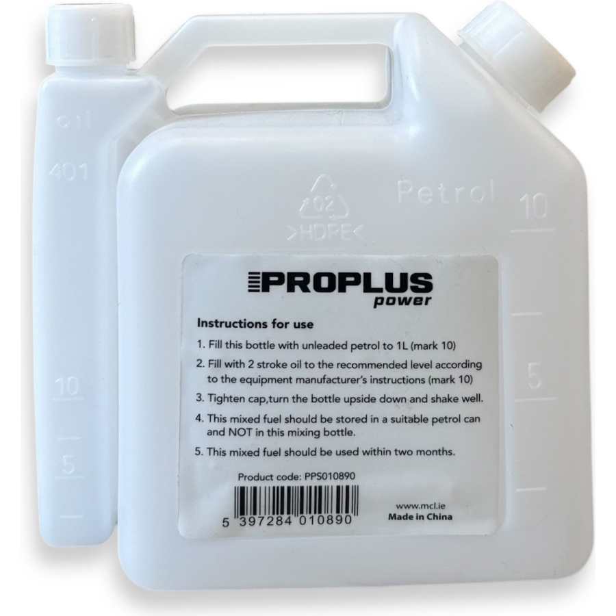 Proplus Two Stroke Fuel Mixing Bottle 1 Litre  50/1 40/1 25/1 | PPS010890