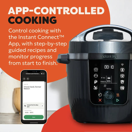 Instant Pot Pro 10 in 1 Multicooker 5.7 Litre with Wifi - Black | 112-0300-01-UK