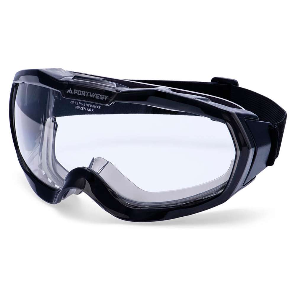 Portwest Ultra Safe Light Vented Safety Goggles - Clear | PS66CLR