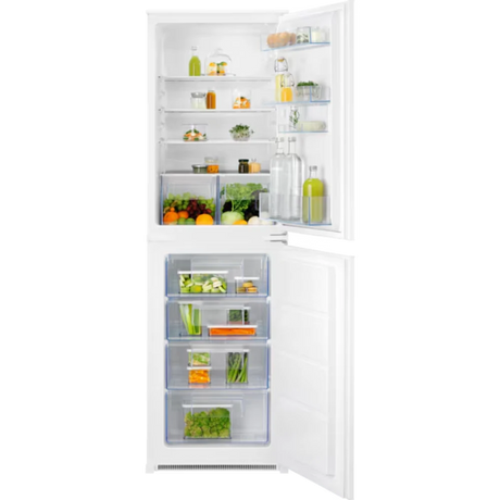 Electrolux 177cm 50/50 Low Frost Integrated Fridge Freezer - White | LNS5LE18S5