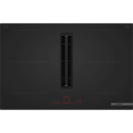 Bosch Series 6 80cm Induction Vented Hob - Black | PVQ81AH26E
