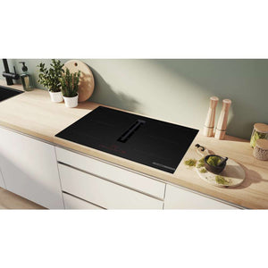 Bosch Series 6 80cm Induction Vented Hob - Black | PVQ81AH26E