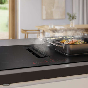 Bosch Series 6 80cm Induction Vented Hob - Black | PVQ81AH26E
