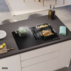 Bosch Series 6 80cm Induction Vented Hob - Black | PVQ81AH26E